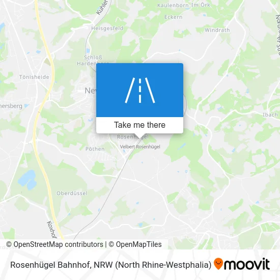 Rosenhügel Bahnhof map