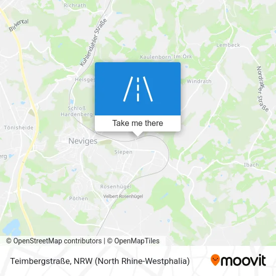 Карта Teimbergstraße