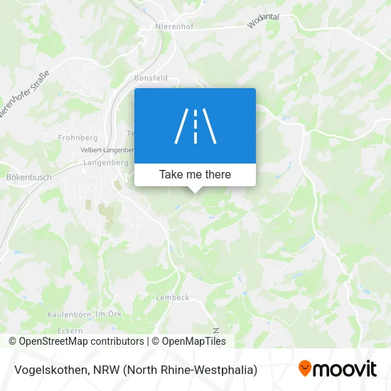Карта Vogelskothen