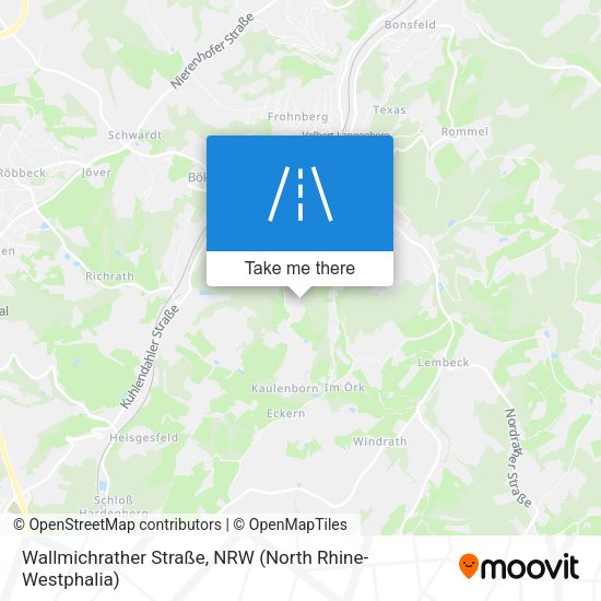 Wallmichrather Straße map