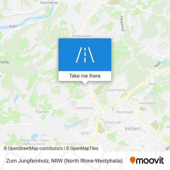 Карта Zum Jungfernholz