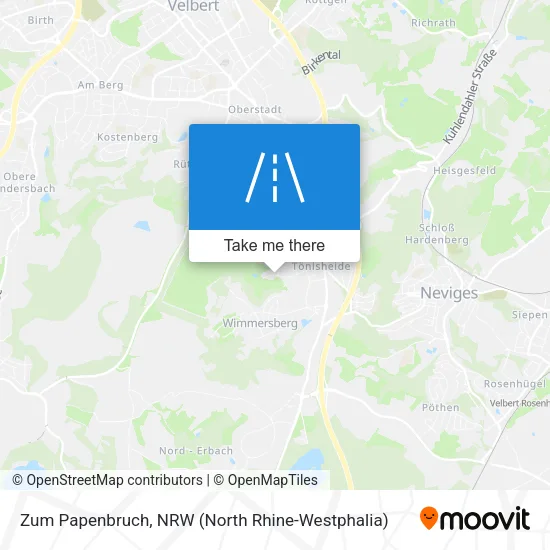 Карта Zum Papenbruch