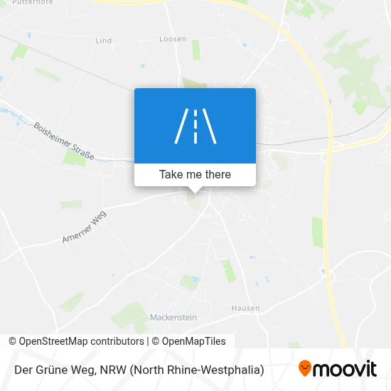 Der Grüne Weg map