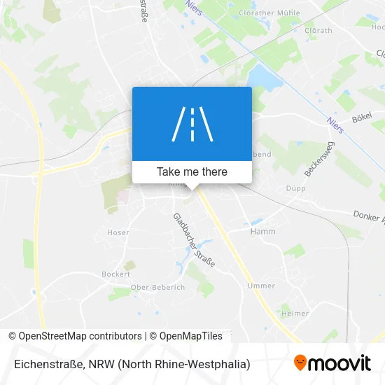 Карта Eichenstraße