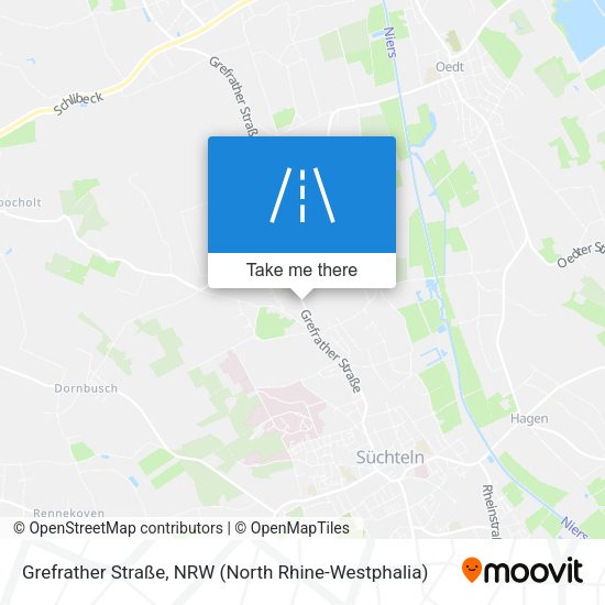 Grefrather Straße map