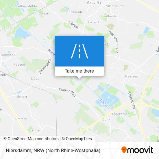 Niersdamm map