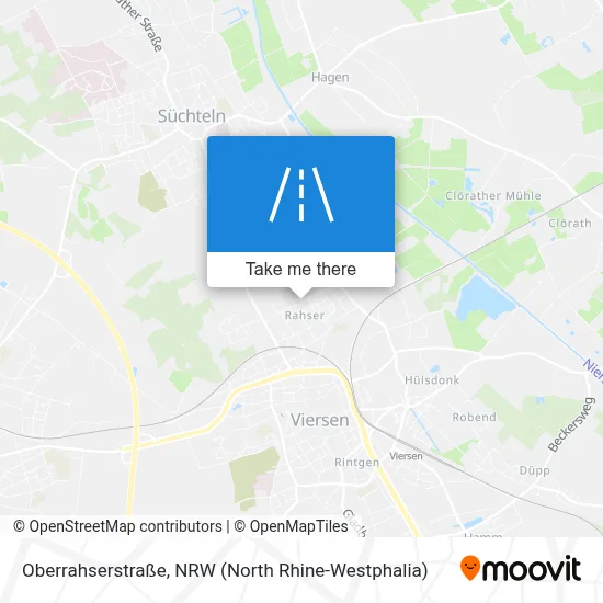 Oberrahserstraße map