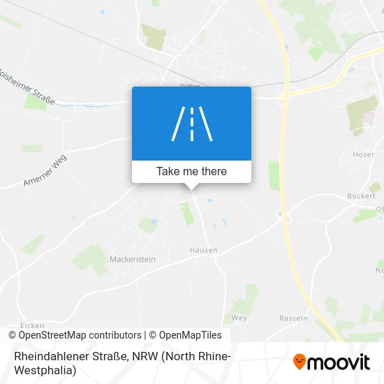 Rheindahlener Straße map