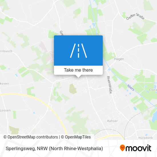 Sperlingsweg map