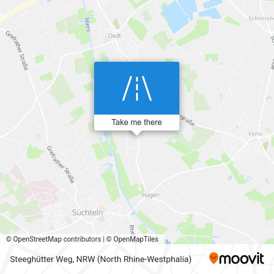 Steeghütter Weg map