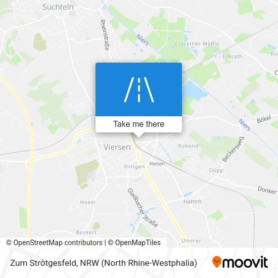 Карта Zum Strötgesfeld