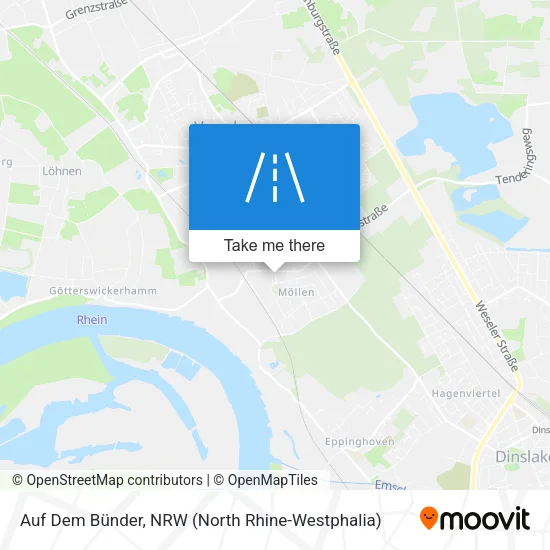Карта Auf Dem Bünder