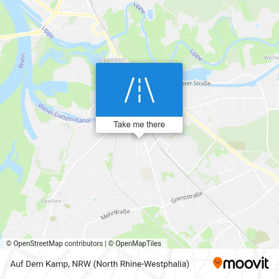 Карта Auf Dem Kamp