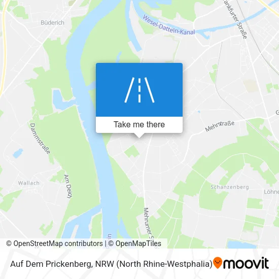 Карта Auf Dem Prickenberg