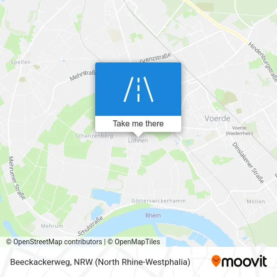 Карта Beeckackerweg