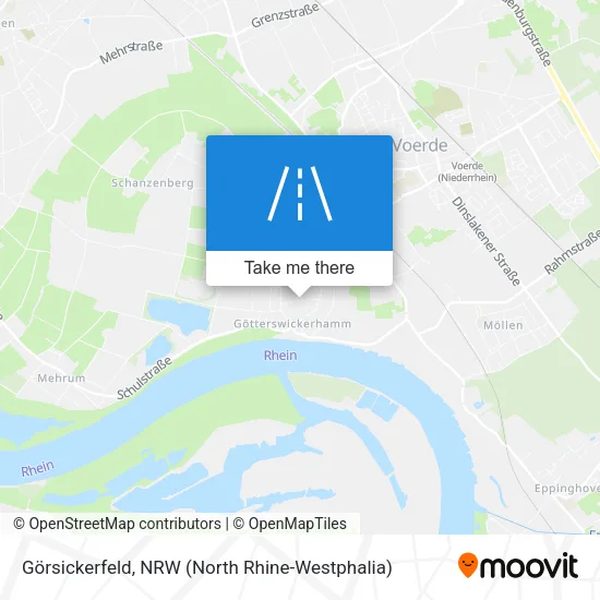 Карта Görsickerfeld