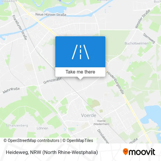 Карта Heideweg