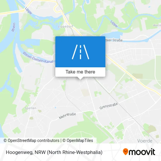 Карта Hoogenweg