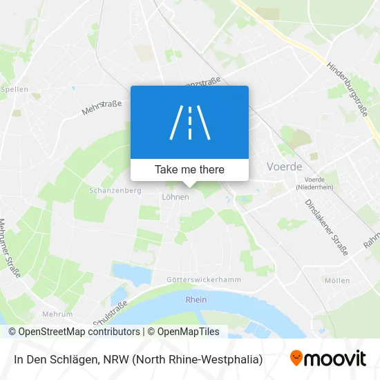 In Den Schlägen map