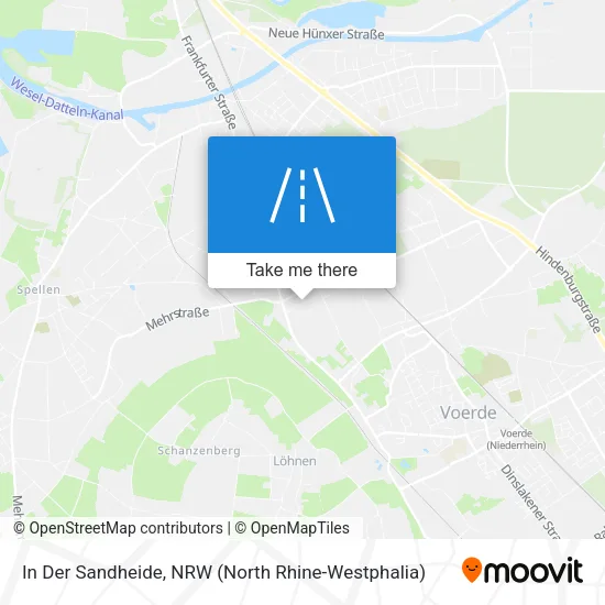 Карта In Der Sandheide