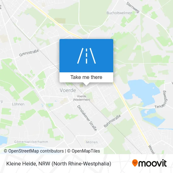 Карта Kleine Heide