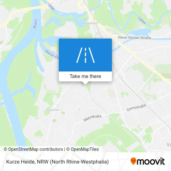 Карта Kurze Heide