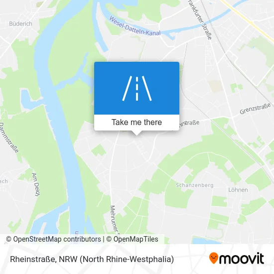 Карта Rheinstraße