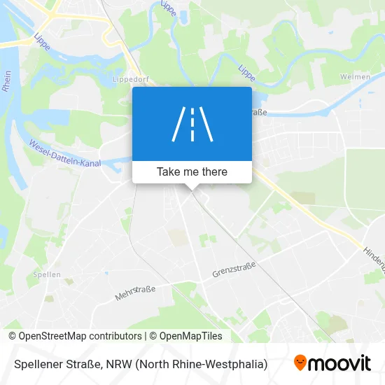 Spellener Straße map