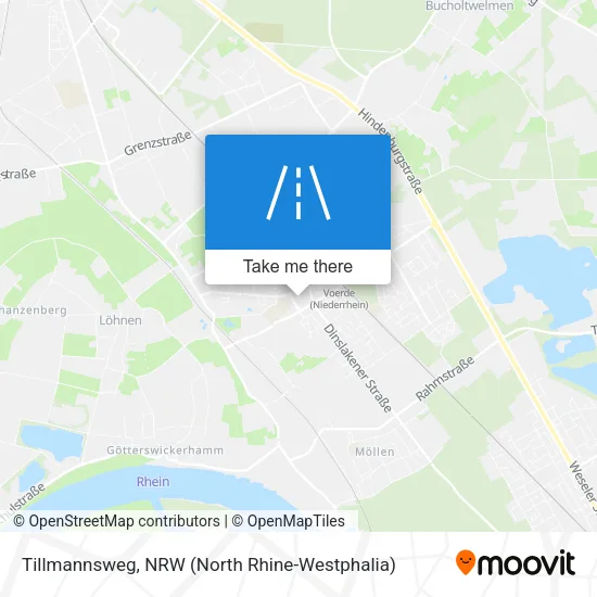 Tillmannsweg map