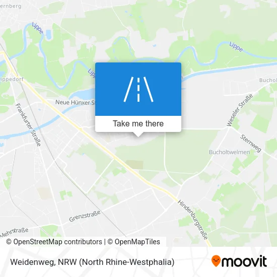 Карта Weidenweg