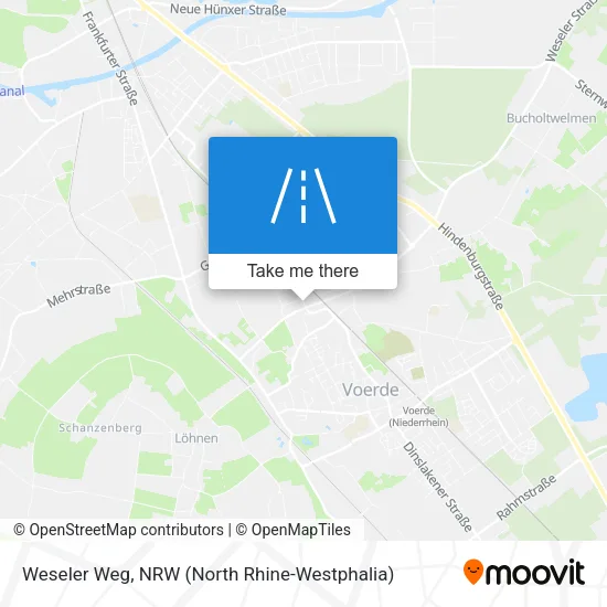 Карта Weseler Weg