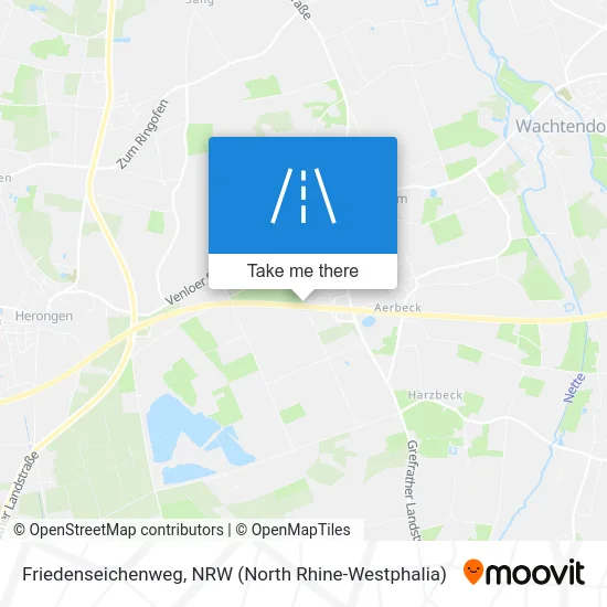 Friedenseichenweg map
