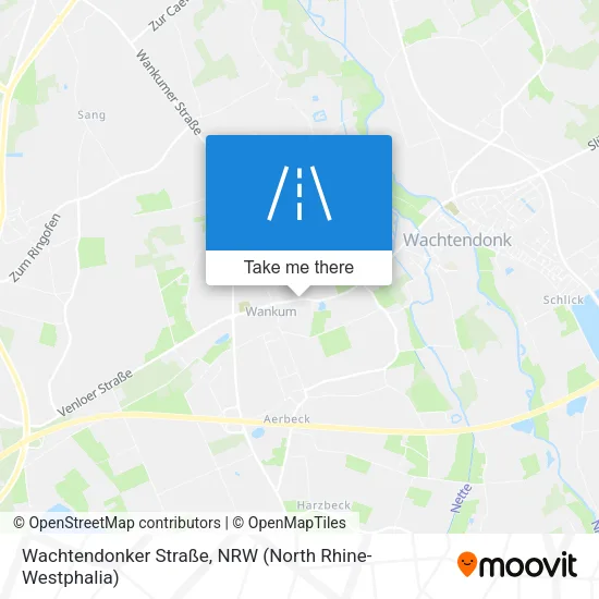 Карта Wachtendonker Straße