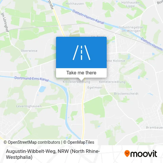 Карта Augustin-Wibbelt-Weg