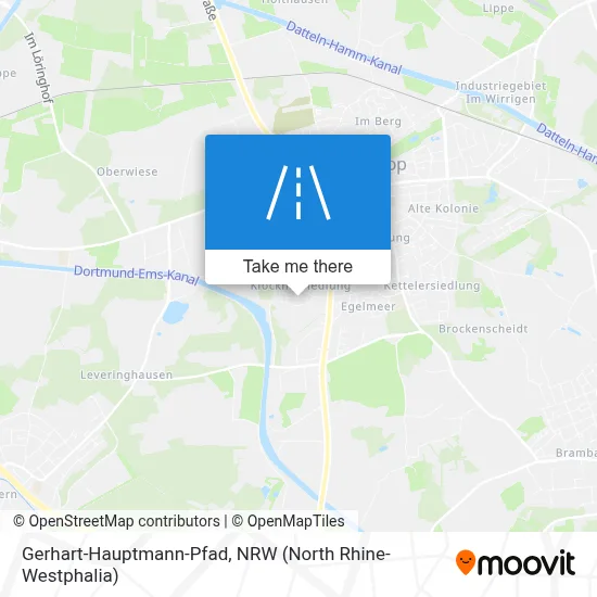 Gerhart-Hauptmann-Pfad map