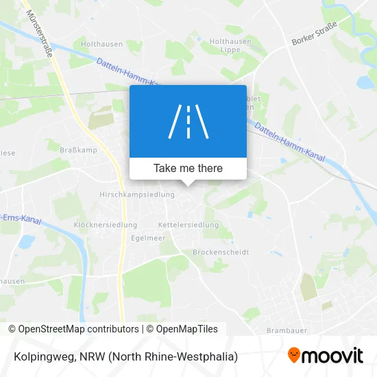 Карта Kolpingweg