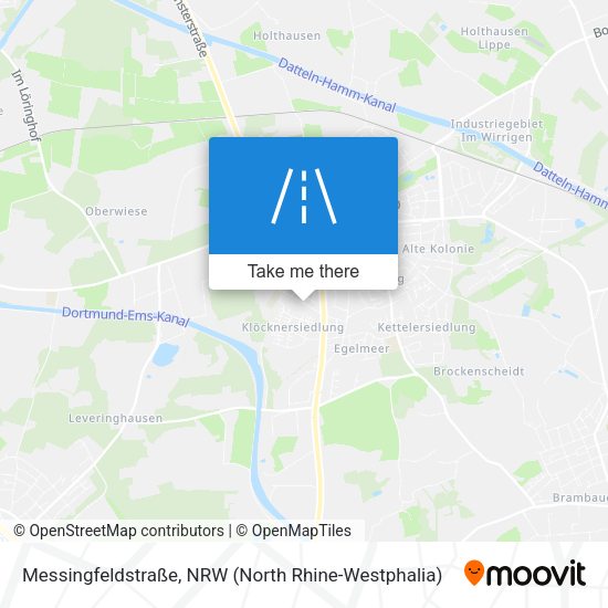 Messingfeldstraße map