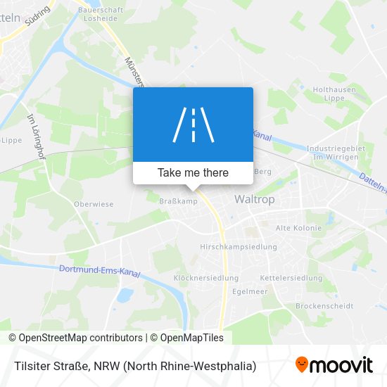 Tilsiter Straße map
