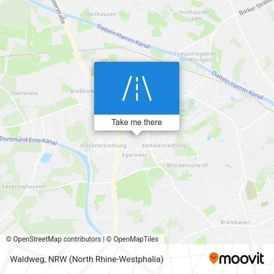 Waldweg map