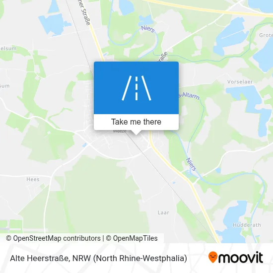 Alte Heerstraße map