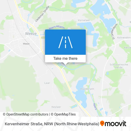Карта Kervenheimer Straße