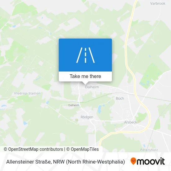 Карта Allensteiner Straße