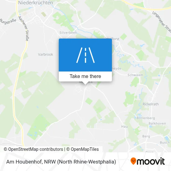 Am Houbenhof map