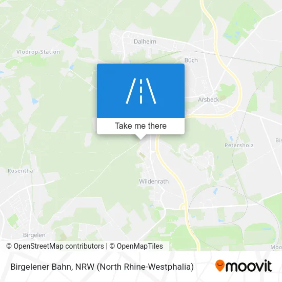 Карта Birgelener Bahn