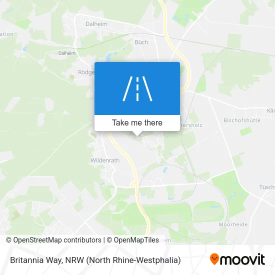 Карта Britannia Way