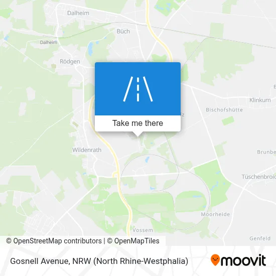 Gosnell Avenue map