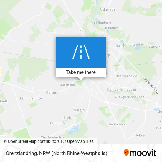 Карта Grenzlandring
