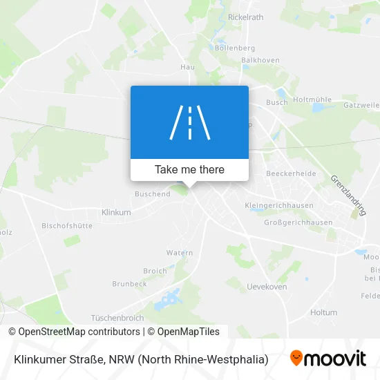 Карта Klinkumer Straße