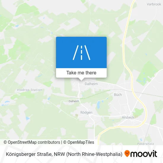 Карта Königsberger Straße