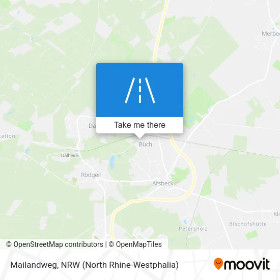 Карта Mailandweg